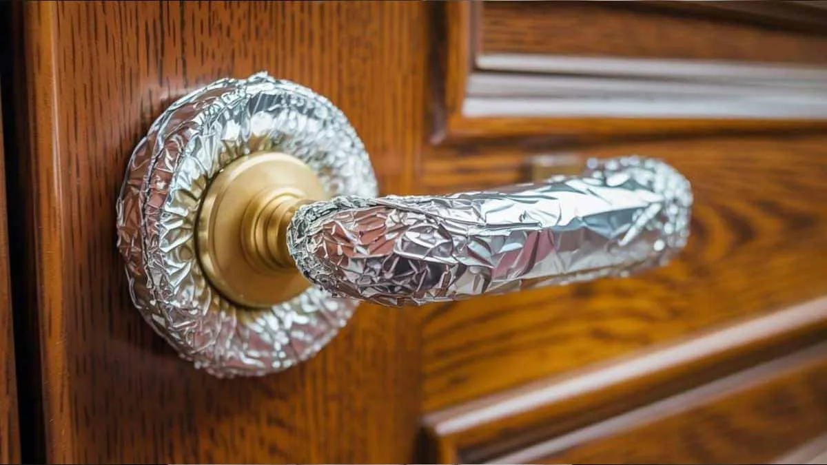 Alufolie an der Türklinke: Ein simpler Trick bringt mehr Sicherheit und Gesprächsstoff