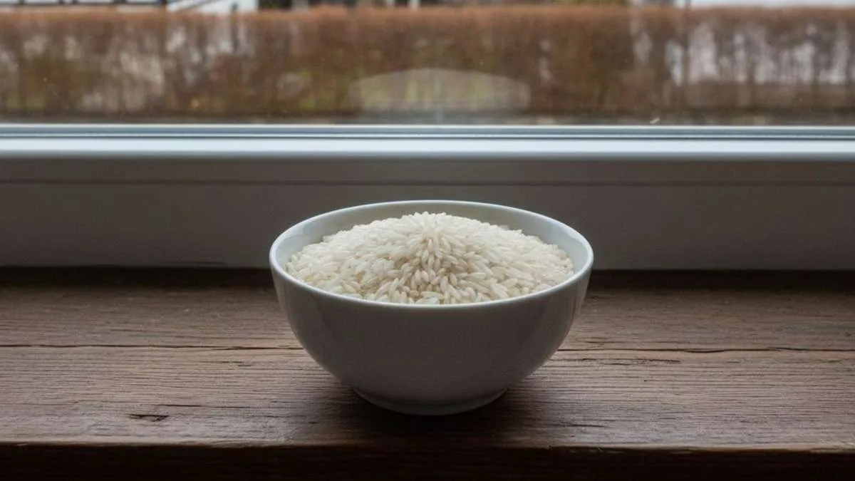 Abends eine Schüssel Reis auf die Fensterbank stellen – ein einfacher Trick gegen beschlagene Scheiben